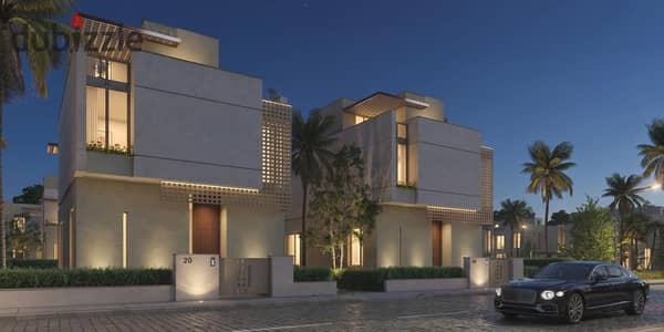 266 sqm twin house in Liwan Residence, Sheikh Zayed. Prime location, 10% down payment, and installments up to 10 years.