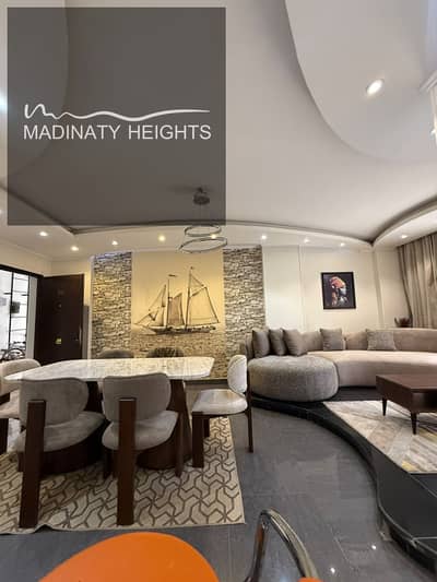 Furnished hotel apartment in Madinaty b7 first residence in front of the movement and South Park