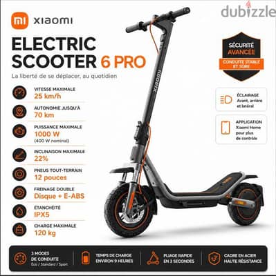 Xiaomi scooter 6 Pro