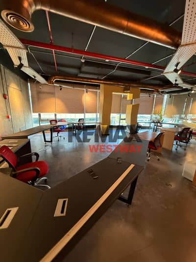 Office for rent in the Polygon Sodic Beverly Hills El Sheikh Zayed مکتب للإيجار في Polygon سوديك بيفرلي هيلز الشيخ زايد مساحة نادرة جدا