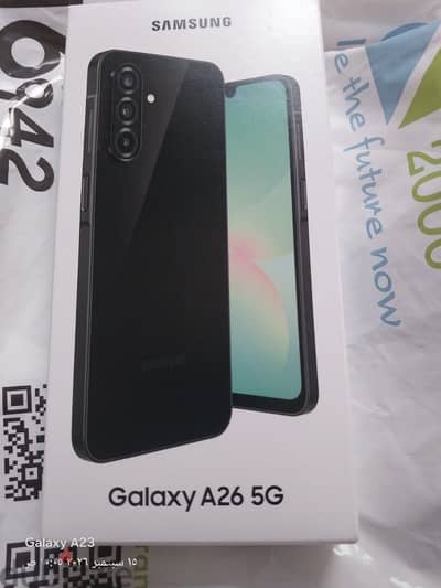 Samsung Galaxy A26 5G جديد متبرشم بضمان وفاتورة