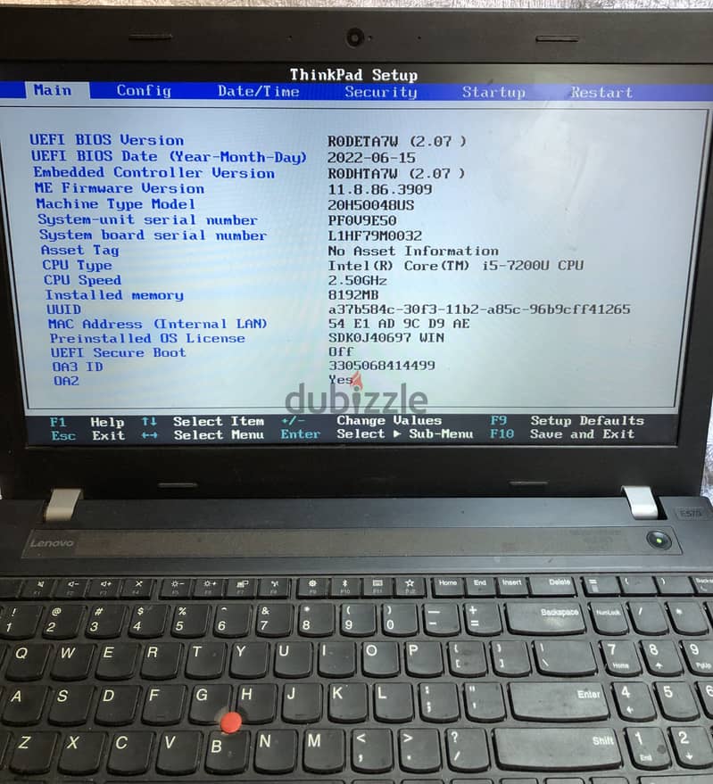 Lenovo intel E570 Battery 4 hour 15.4” Screen,Camera 9