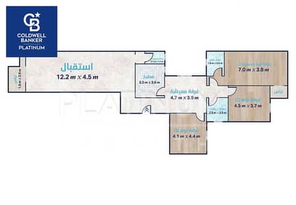 فيو مفتوح  كامله العدادات مرخصة شقة مرخصه للبيع 250م سموحة (ش ادمون فريمون)