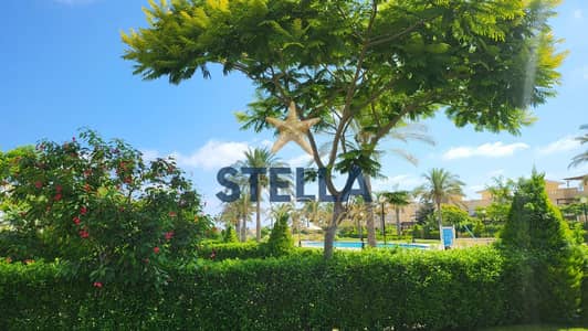 Ground Floor Chalet for Sale in Stella Sidi Abdel Rahman North coast with Private Garden Ready To Move and Super Lux Finishing