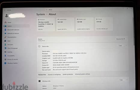 Microsoft Surface Pro 8 – i7 / 16GB / 256GB