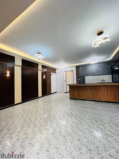 شقه في الإسكندرية العجمي شاطي النخيل خامس عماره من البحر تشطيب فاخر ومميز بجوار جميع الخدمات مسجله وكامله المرفق