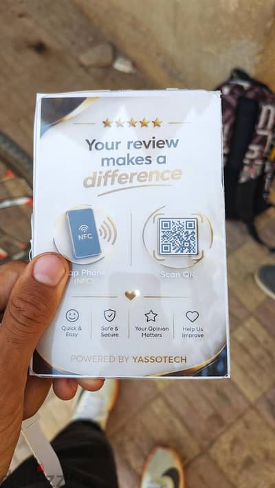 google review card