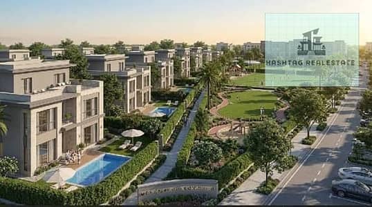 للبيع شقة مميزه في كمبوند villagio gray by modon development & binbaz development علي وصلة دهشور مباشرة