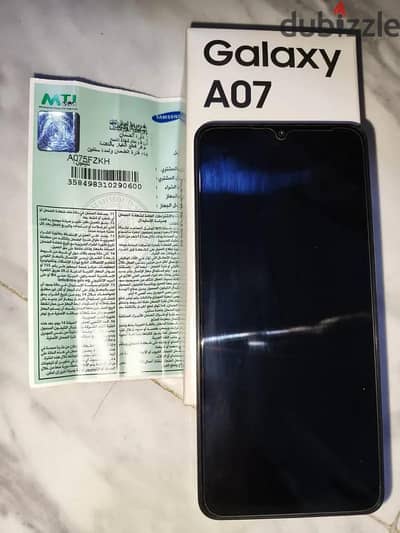 سامسونج A07  جديد زيرو استعمال شهر فقط بحاله المصنع
