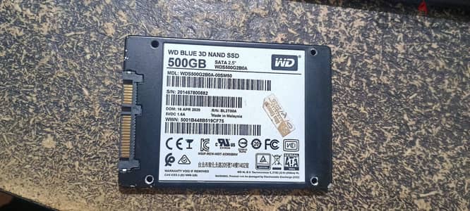 Ssd 500 hard