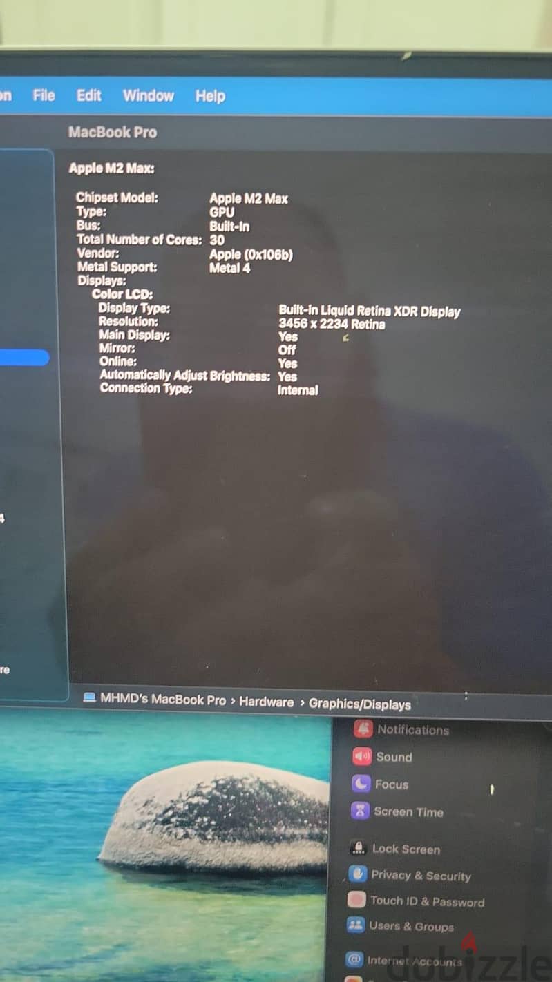 MacBook Pro M2 Max 16 inch 8