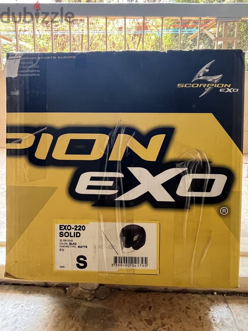 Scorpion EXO helmet small 1