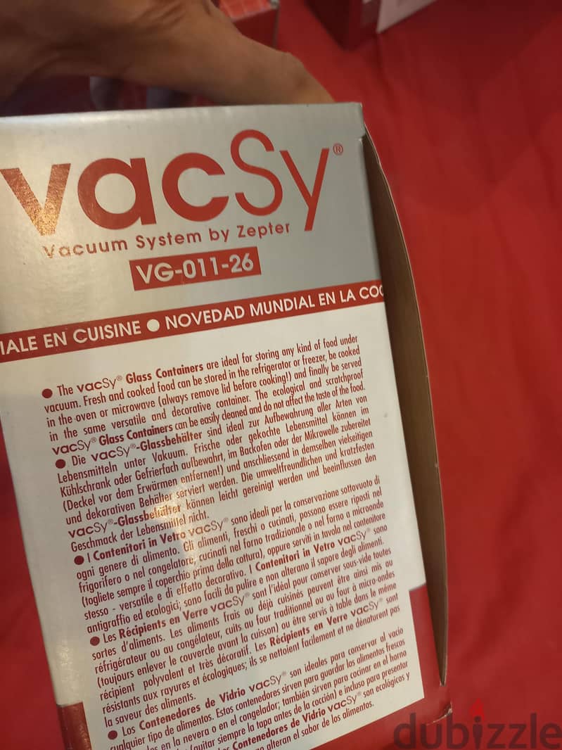Zepter VacSy® Glass Container 1