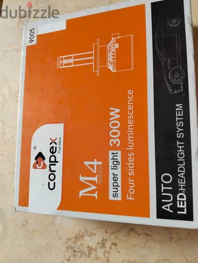 طقم كشافات ليد سيارات CONPEX M4 أصلي مقاس 9005