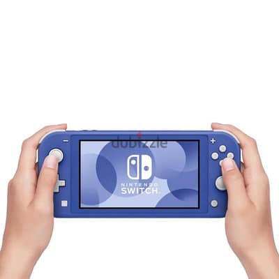 Nintendo switch lite / ينتندو سويتش لايت مع العلبة والشاخن والكاتالوج