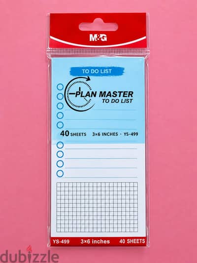 M&G Plan Master To Do List – YS-499