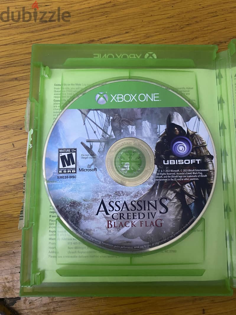 Cd Xbox One assassin’s creed black flag 1