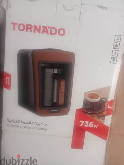 ماكينه قهوه تورنيدو إستخدام ايام