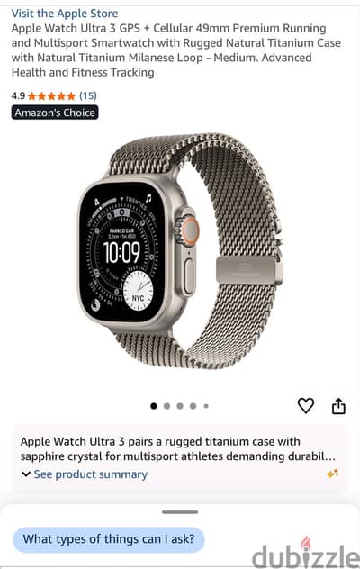 Apple Watch Ultra 3 used