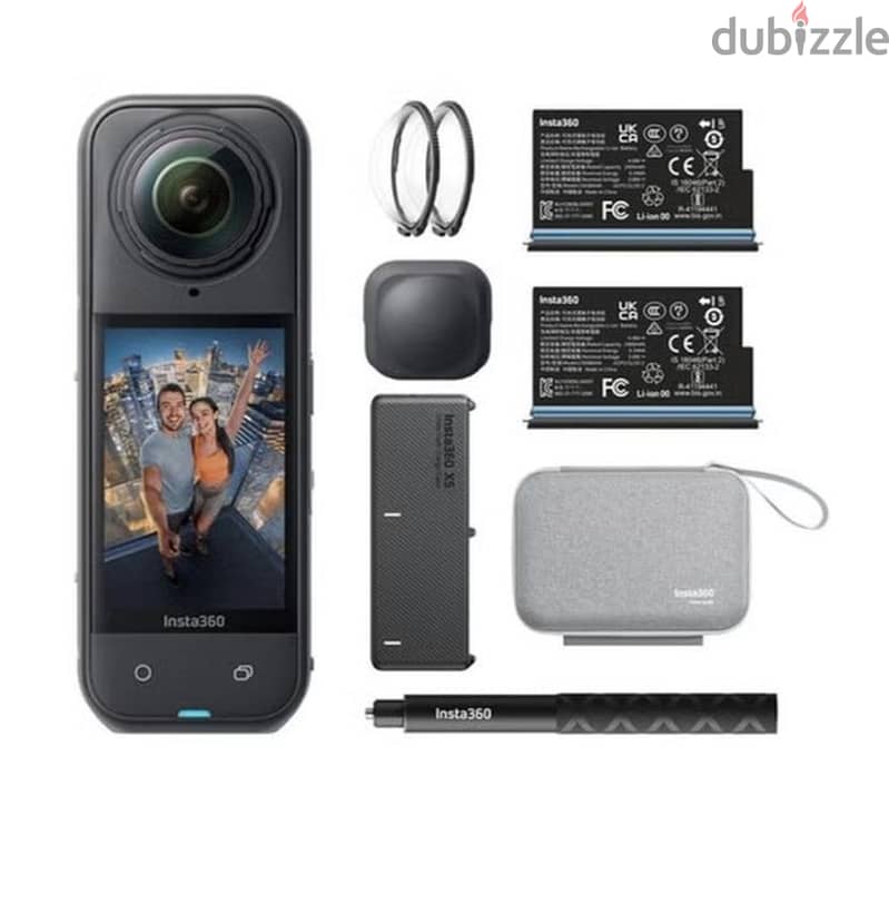 insta 360 x5 8k full package uae version - new - with neewer acceso 6