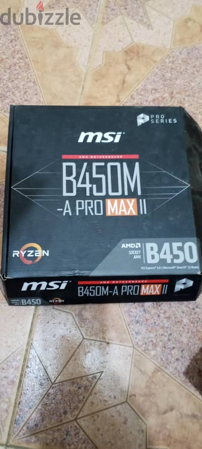 Motherboard B450m pro max ii