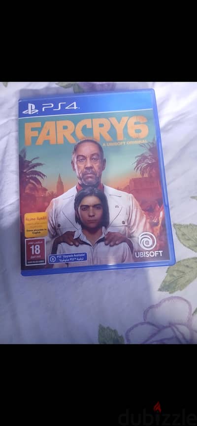 لعبة nioh  و far cry 6  بحالة الجديدة للبيع .