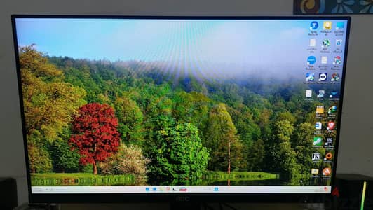 شاشة جيمنج ومكتب AOC مقاس 24 بوصة 75Hz بحالة الكسرزيرو