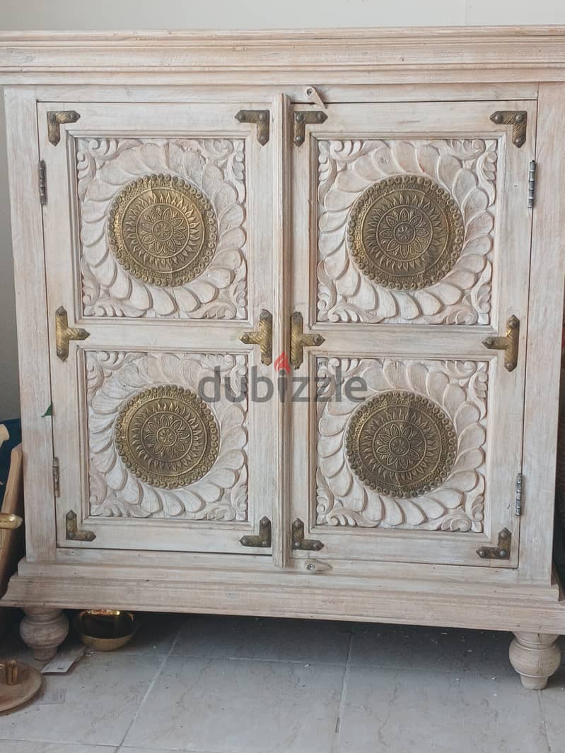 Indian style handmade storage cabinet 2
