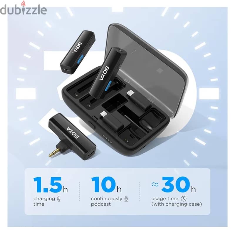 BOYALINK Wireless Lavalier Microphones 5
