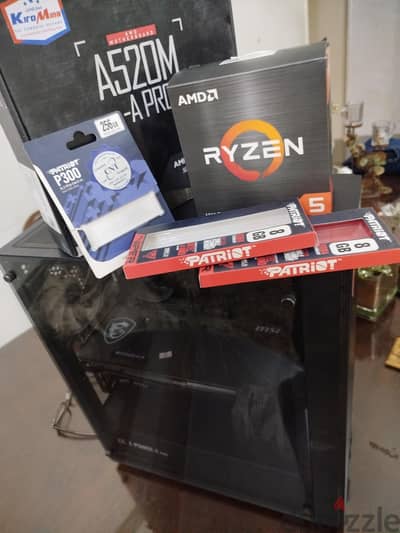 gaming PC with Ryzen 5600 and gpu Rx 5600xt