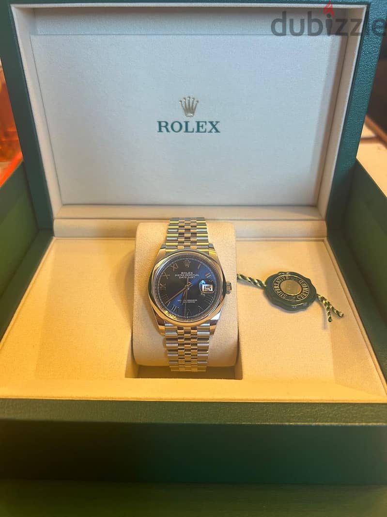 Rolex Datejust 36mm 2026 blue dial 1