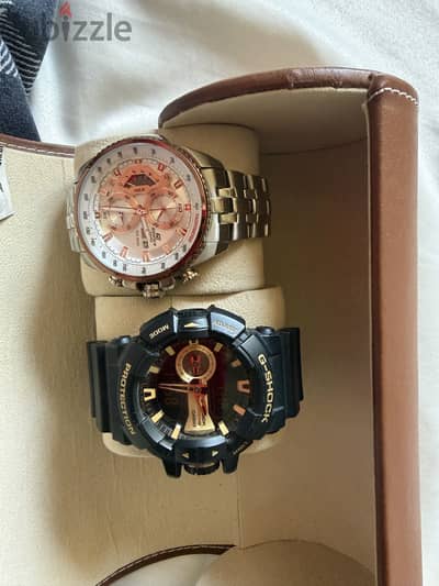 Casio watch along with green lion for only 15000