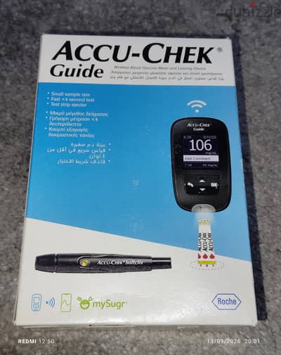 جهاز سكر ACCU-CHEK Guide جاي من السعودية جديد لم يستخدم