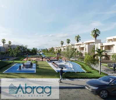 Opportunity, 5% down payment, townhouse for sale, installments 10 years view on Dahshour Road, Zayed, WEST END