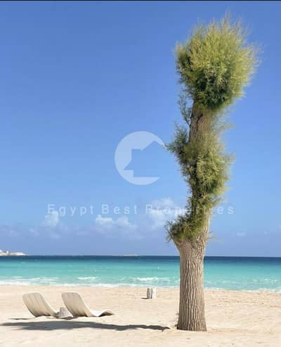 OWN LAST 3BED CHALET DIRECT TO LAGOON SEA VIEW WITH LOWEST PRICE IN NORTH COAST SIDI HENISH BESIDE ALMAZA, SILVER SANDS