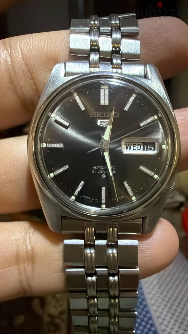 Sieko 5 vintage edition 6119 38mm 6