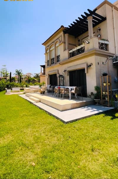 Luxury villa for sale with a tourism bathroom in Madinaty - Model C3 | All bedrooms are master with private bathroom • Total bathrooms: 5 + Maid's bathroom • Outdoor room for the caretaker and driver + Bathroom • Outdoor storage • Solar energy tank to supply water for the entire house • Bathrooms with Spanish ceramic finishing • Faucets Sa