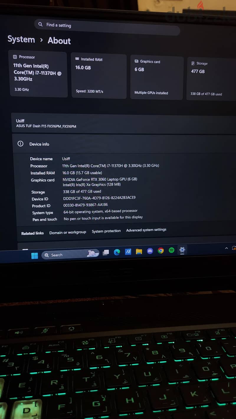 Asus Rtx3060 4