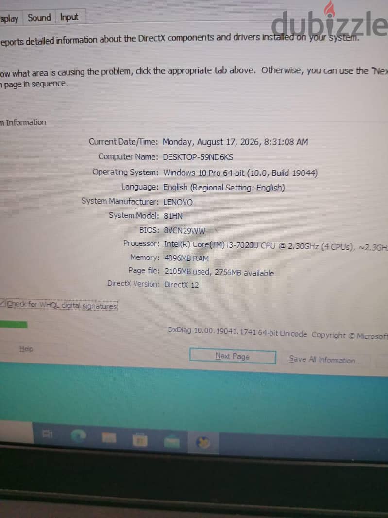 laptop Lenovo 7