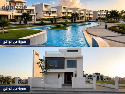 Lake West 1 By Cairo Capital  Own a corner townhouse in one of Sheikh Zayed’s prime areas, boasting a highly sought-after location directly on the Dah