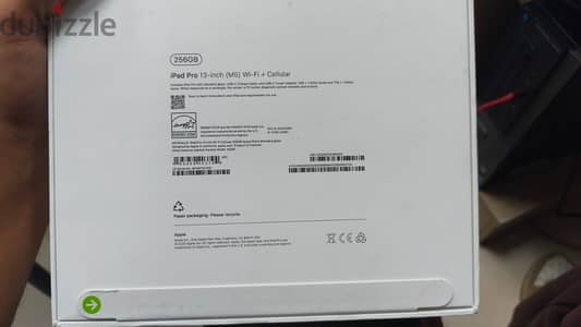 iPad Pro M5 13 بوصة 256GB Wi-Fi + Cellular — جديد
