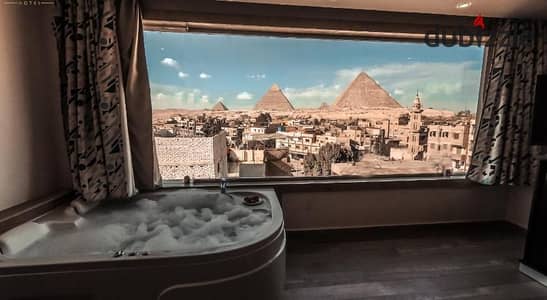 Next to the Egyptian Museum, an investment tourist studio for sale at a bargain price in a premium compound in October.