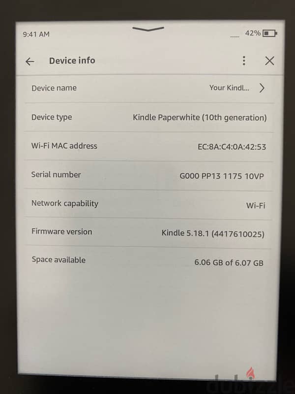 kindle paperwhite (10th generation) 5