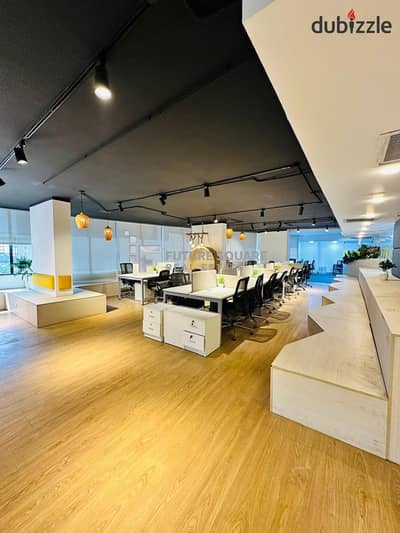 Office for rent 900m furnished and equipped for companies - Corniche Al-Maadi