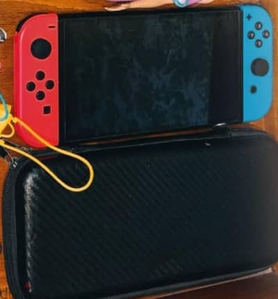 سويتش oled الجهاز فقط مهكر معاه case