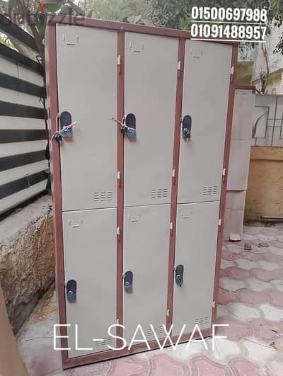 لوكر صاج-دولاب معدن-وحدات تخزين-لوكر چيم ونوادي رياضه ومستشفيات-locker