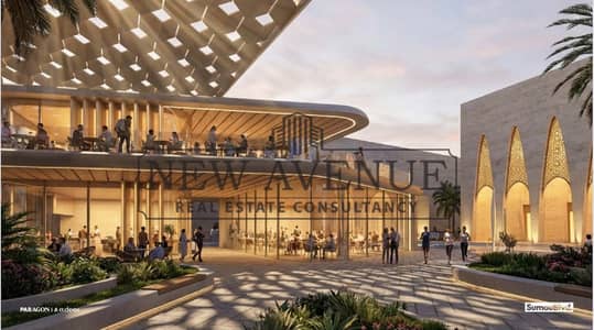 Administrative Office  64  m For Sale With Installments  in Sumou Boulevard  Mostakbal City