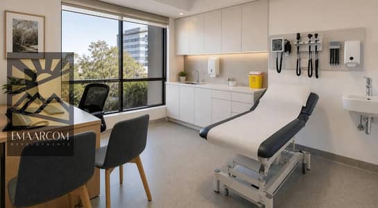 Elegant 70 sqm Medical Unit at Mokattam Downtown Mall | Easy Sport Club View | Fully Finished with ACs | Delivery in Months | 20% Down Payment | 6-Yea