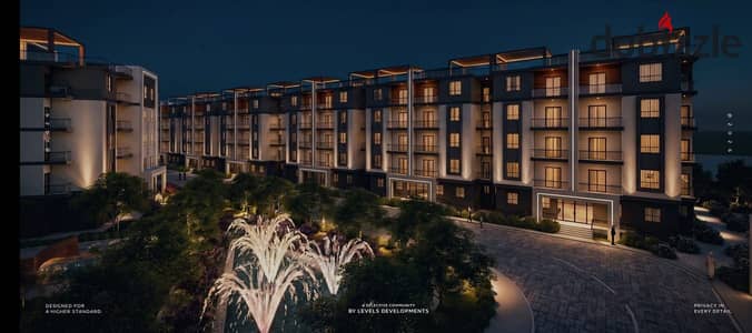 For Sale: 72m² apartment in Pantera Compound, October Gardens, Italian District, near Club Street. 5% down payment, installments up to 12 years, 10%