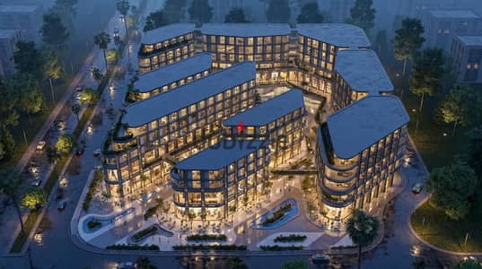 Fully finished office for sale in Intro Mall, 6th of October, directly on Central Axis. 10% down payment, installments up to 10 years.